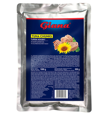 Ton bucaţi în ulei de floarea soarelui 1kg